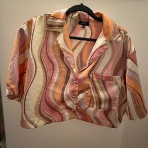 Cropped Dress Blouse